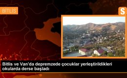 Bitlis ve Van’da depremzede çocuklar yerleştirildikleri okularda derse başladı