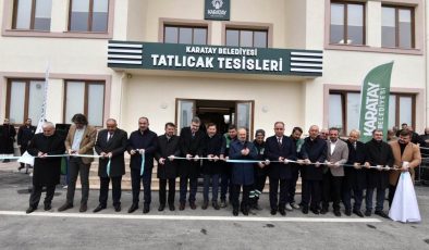 Karatay Belediyesi Tatlıcak Tesisleri yeni binası açıldı